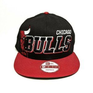Chicago Bulls Snapback Hat New Era Fits Hardwood Classics Red/Black OSFM New NBA
